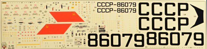 1/72 Ильюшин Ил-86 пассажирский самолет (ModelSvit 7205) сборная масштабная модель