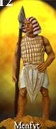 35mm Египетский пехотинец, оловянная миниатюра, неокрашенная (Ares Mythologic Menfyt Egyptian)