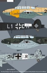 1/72 Декаль для самолета Messerschmitt Bf-110D (Authentic Decals 7240)