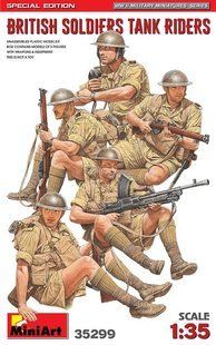 1/35 Британський танковий десант, 5 фігур, серія Special Edition із озброєнням та аксесуарами (Miniart 35299)