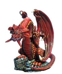 Fenryll Miniatures - Red dragon with treasure - FNRL-SM19