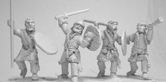 Gripping Beast Miniatures - Daylami Light Infantry Command (4) - GRB-ISF03