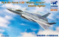 1/72 J-20A "Mighty Dragon" китайский истребитель (Bronco Models GB7010), сборная модель