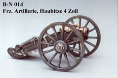 54mm Haubitze, mit 4 Zoll Kaliber, сборная оловянная гаубица (Muritz Miniaturen)