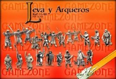 Феодальные рыцари (Feudal knights) - Bowmen and Peasants BOX - GameZone Miniatures GMZN-11-90