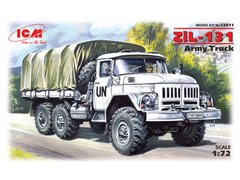 1/72 ЗИЛ-131 армейский грузовой автомобиль (ICM 72811), сборная модель
