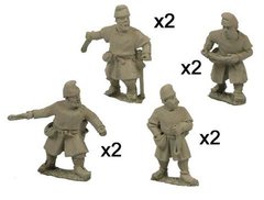 Темные века (Dark Ages) - Saxon Fyrd with Slings (8) - Crusader Miniatures NS-CM-DAS002