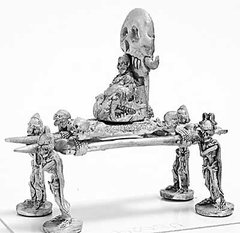 Mirliton Miniatures - Миниатюра 25-28 mm Fantasy - Skeleton Emperor on Palanquin - MRLT-UD029