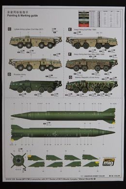 1/35 Ракетний комплекс 9П117М1 "Ельбрус" (Trumpeter 01019) збірна модель