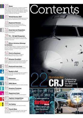 Airliner World -December 12 2017- (ENG) Популярный журнал о гражданской авиации