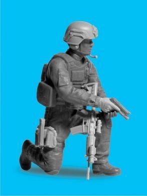 1/24 Бійці спецпідрозділу SWAT, 4 фігури (ICM DS2401), збірні пластикові