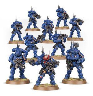 Space Marines Primaris Infiltrators, 10 фігур (Games Workshop 48-97), збірні пластикові