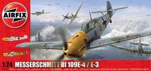 1/24 Messerschmitt Bf-109E германский истребитель (Airfix 12002) сборная модель