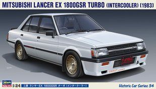 1/24 Автомобиль&nbsp;Mitsubishi Lancer EX 1800GSR Turbo Intercooler 1983, серия Historic Car Series (Hasegawa 21134), сборная модель