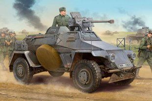 1/35 Le.Pz.Sp.Wg колісна легка САУ на базі Sd.Kfz.221 (HobbyBoss 83813), збірна модель
