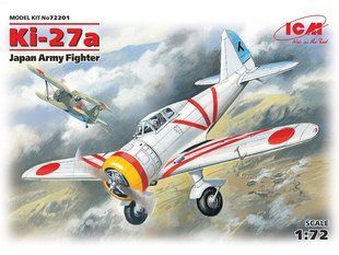 1/72 Nakajima Ki-27a японський винищувач (ICM 72201), збірна модель