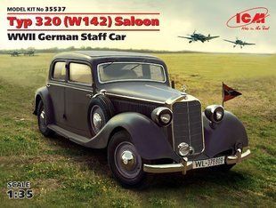1/35 Typ 320 (W142) Saloon німецький штабний автомобіль (ICM 35537), збірна модель
