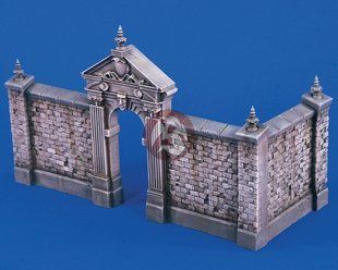 1/35 Парковый вход и стены (Verlinden 1664) сборные смоляные