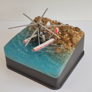 1/72 Він'єтка з гелікоптером Камов Ка-8, готова авторська робота