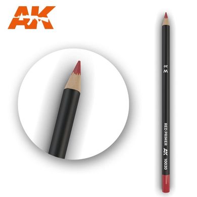 Карандаш для везеринга и эффектов "Красная грунтовка" (AK Interactive AK10020 Weathering pencils RED PRIMER)