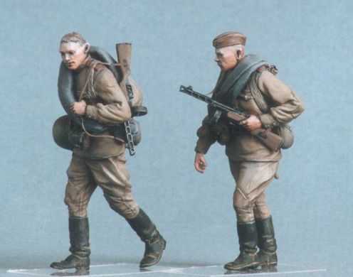 1/35 Советская пехота №1, Курск 1943 год, 2 фигуры (Танк 35037)