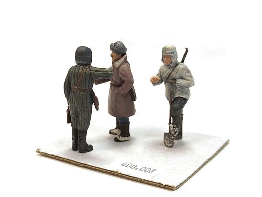 1/35 Піхота РККА 1939-42 років, 3 фігури, розфарбовані пластикові