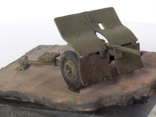 1/72 WZ.36 польська протитанкова гармата (авторська робота), готова модель