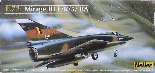 Heller 80323 Mirage III E/R/5/BA 1/72 сборная масштабная модель
