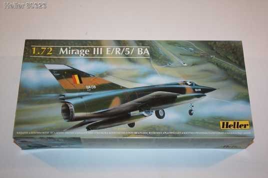 Heller 80323 Mirage III E/R/5/BA 1/72 сборная масштабная модель