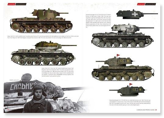 Книга "Eastern Front, Russian Vehicles 1935-1945, Camouflage Profile Guide" (English) A.MIG-6007