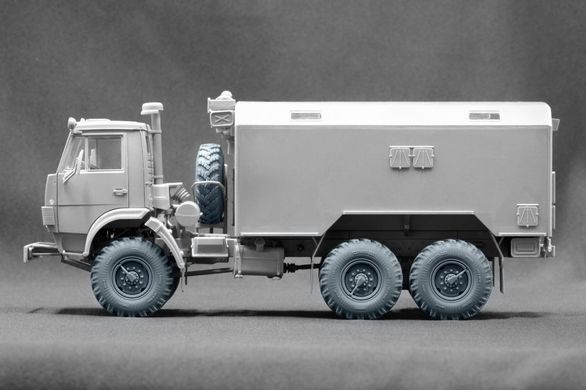 1/35 Колеса для КамАЗ-4310 звичайні, 7 штук, для моделей Trumpeter, 3D-друк (ScaleX WM35009)