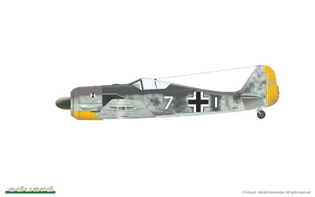1/48 Focke-Wulf FW-190A-2, серия "ProfiPACK" (Eduard 82146) сборная модель