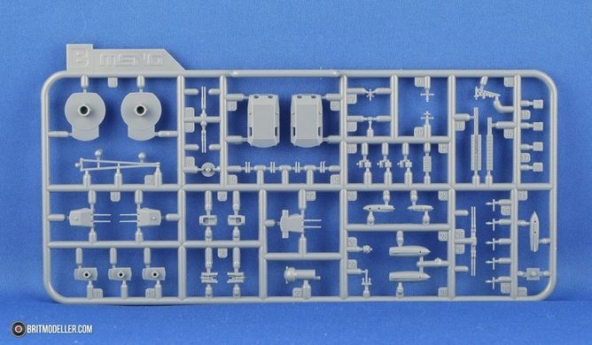 1/700 Лінкор Bismarck, різнокольоровий пластик, збірка без клею (Meng Model PS003), збірна модель