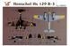 1/48 Штурмовик Henschel Hs-129B-3, модель з інтер'єром та прозорими деталями корпусу (Takom 48002), збірна модель