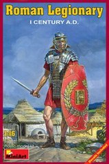 1/16 Римский легионер, I век н.э., 120 мм (MiniArt 16005) сборная фигура