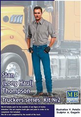 1/24 Stan (Long Haul) Thompson, серия Дальнобойщики (Master Box 24042) сборная пластиковая фигура