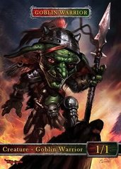 Goblin Warrior Token Magic: the Gathering (Токен) GnD Cards