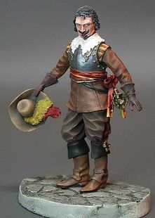 54 мм Officer, 30 Years War 1618-1648