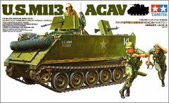 1/35 Бронетранспортер M113 ACAV с фигурками американских солдат (Tamiya 35135), сборная модель