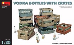 1/35 Пляшки горілки та шнапсу з ящиками (MiniArt 35577), збірні пластикові