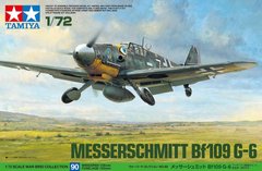 1/72 Messerschmitt Bf-109G-6 германский истребитель (Tamiya 60790), сборная модель