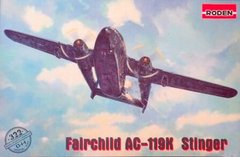 1/144 Fairchild AC-119K Stinger американский военно-транспортный самолет (Roden 322) сборная модель