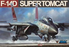 1/48 F-14D Super Tomcat американский истребитель-бомбардировщик (AvantGarde Model Kits AMK 88009), сборная модель