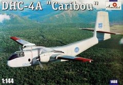 1/144 De Havilland Canada DHC-4A "Caribou" военно-транспортный самолет (Amodel 1468) сборная модель