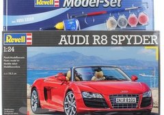 1/24 Автомобиль Audi R8 Spyder + клей + краска + кисточка (Revell 67094)
