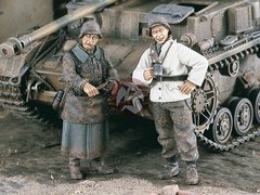 1/35 Німецькі солдати Другої світової, 2 фігури (Verlinden 1950), збірні смоляні