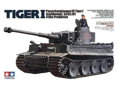 1/35 Танк Pz.Kpfw.VI Ausf.E Tiger I рання версія (Tamiya 35216), збірна модель