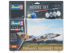 1/72 Самолет Tornado "Tigermeet 2018", серия Starter Set с красками и клеем (Revell 63880), сборная модель