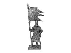 54 мм Руський ратник зі стягом Святого Георгія, 11-13 ст. (EK Castings M-290), колекційна олов'яна мініатюра