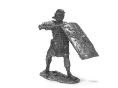 54мм Римский солдат, коллекционная оловянная миниатюра